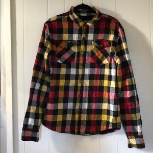 Men’s snap button down flannel